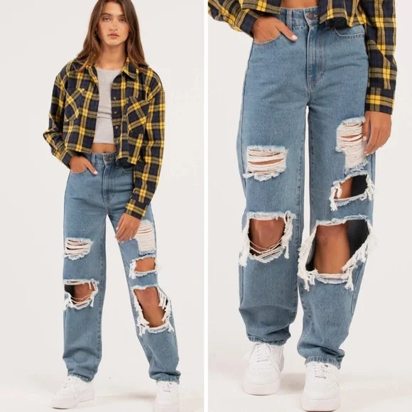 RSQ Baggy Jeans Size 27 - Picture 1 of 11